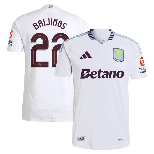 Explore the aston villa adidas away authentic shirt 2024-25 with baijings 22 cup printing Collection of Aston Villa jerseys. Authentic, high-quality football shirts for every supporter, available worldwide.