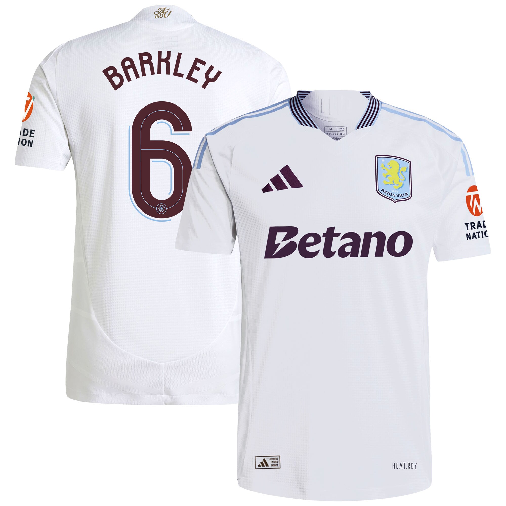 Explore the aston villa adidas away authentic shirt 2024-25 with barkley 6 cup printing Collection of Aston Villa jerseys. Authentic, high-quality football shirts for every supporter, available worldwide.