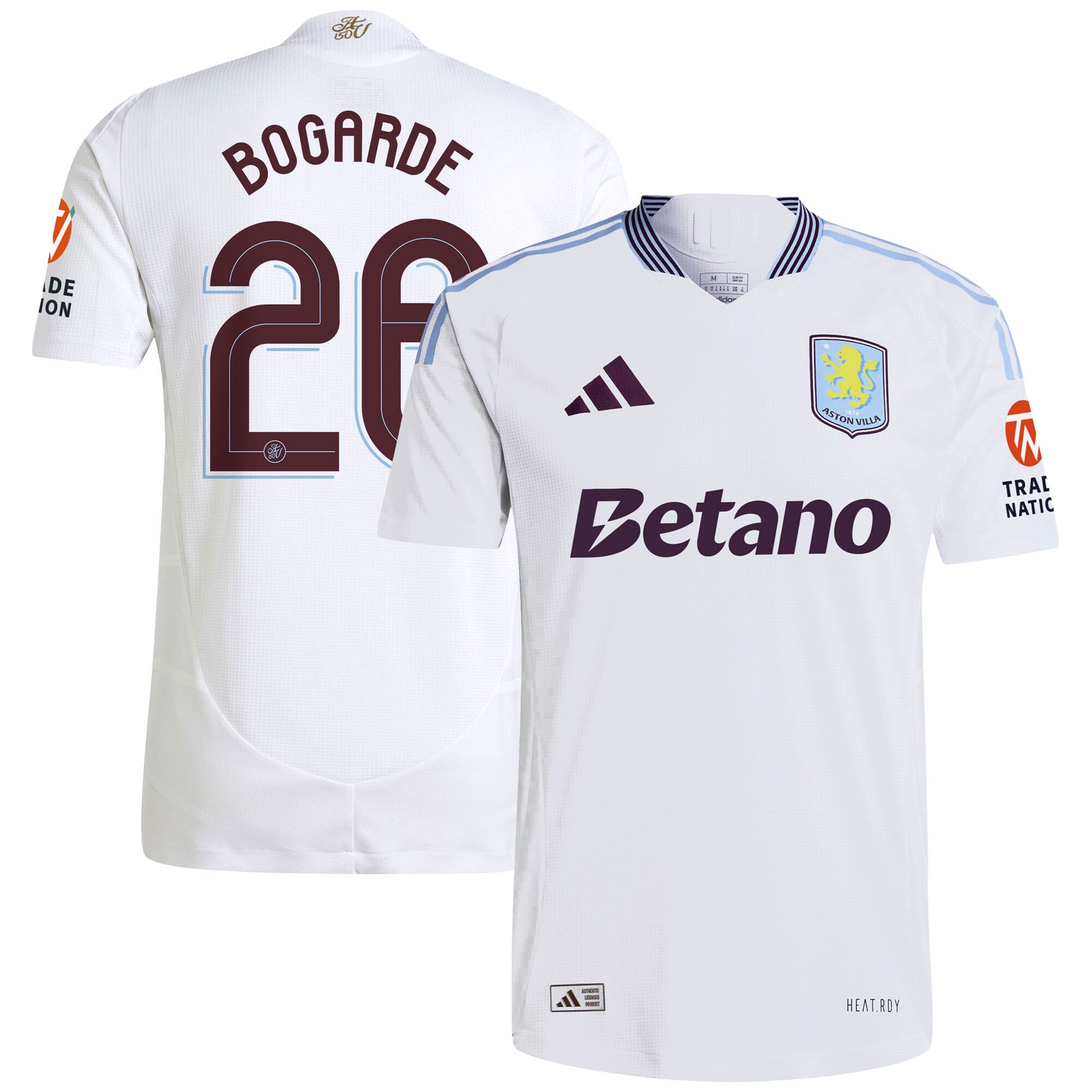 Explore the aston villa adidas away authentic shirt 2024-25 with bogarde 26 cup printing Collection of Aston Villa jerseys. Authentic, high-quality football shirts for every supporter, available worldwide.