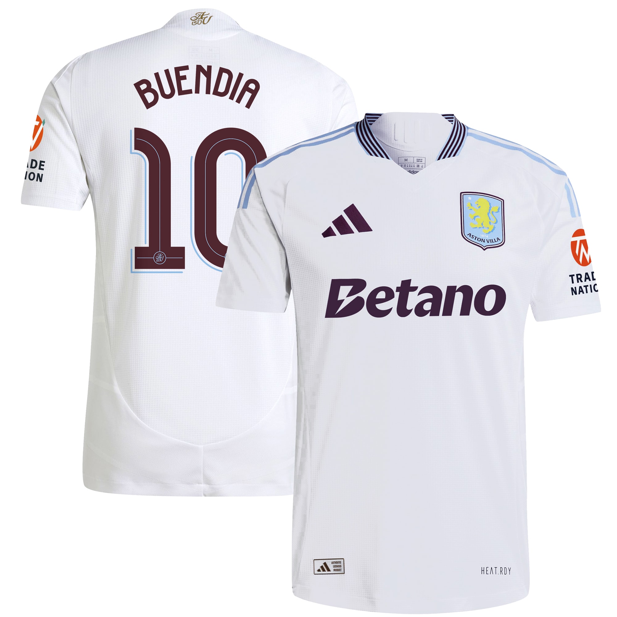 Explore the aston villa adidas away authentic shirt 2024-25 with buendia 10 cup printing Collection of Aston Villa jerseys. Authentic, high-quality football shirts for every supporter, available worldwide.