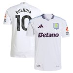 Explore the aston villa adidas away authentic shirt 2024-25 with buendia 10 printing Collection of Aston Villa jerseys. Authentic, high-quality football shirts for every supporter, available worldwide.