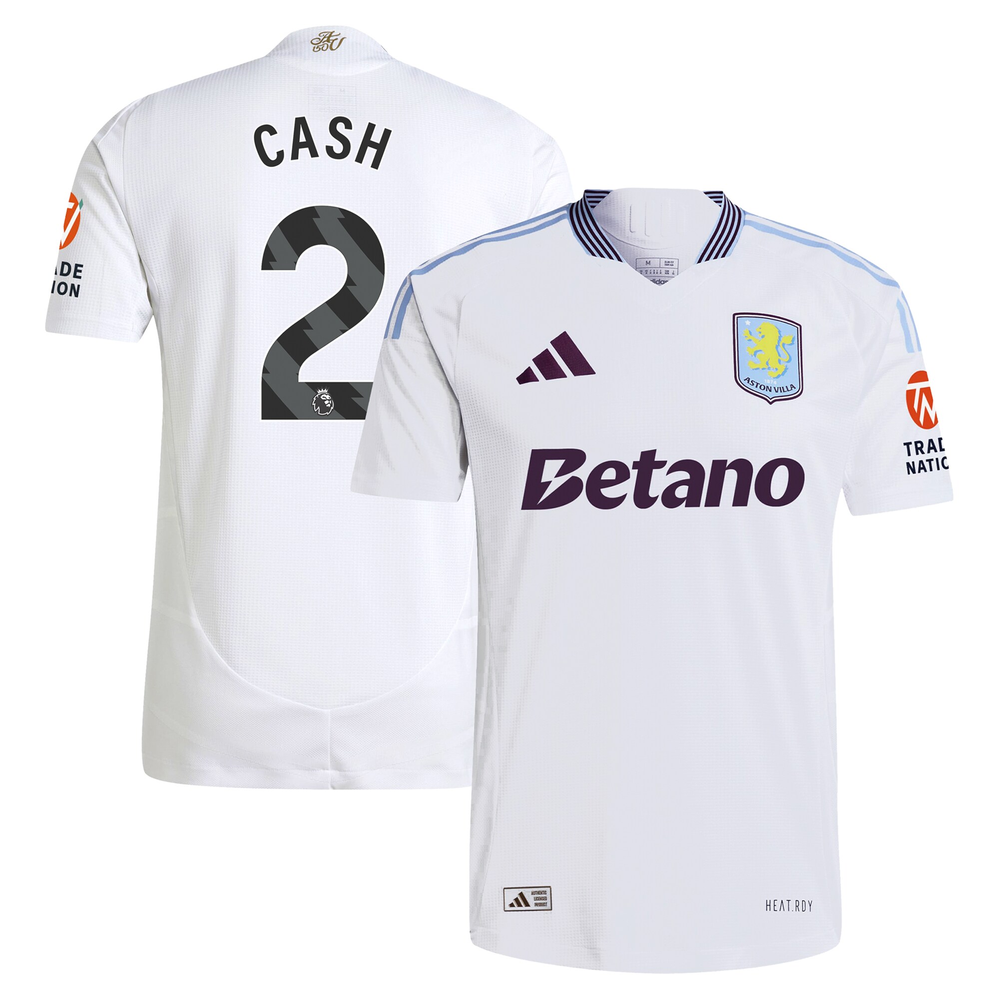 Explore the aston villa adidas away authentic shirt 2024-25 with cash 2 printing Collection of Aston Villa jerseys. Authentic, high-quality football shirts for every supporter, available worldwide.