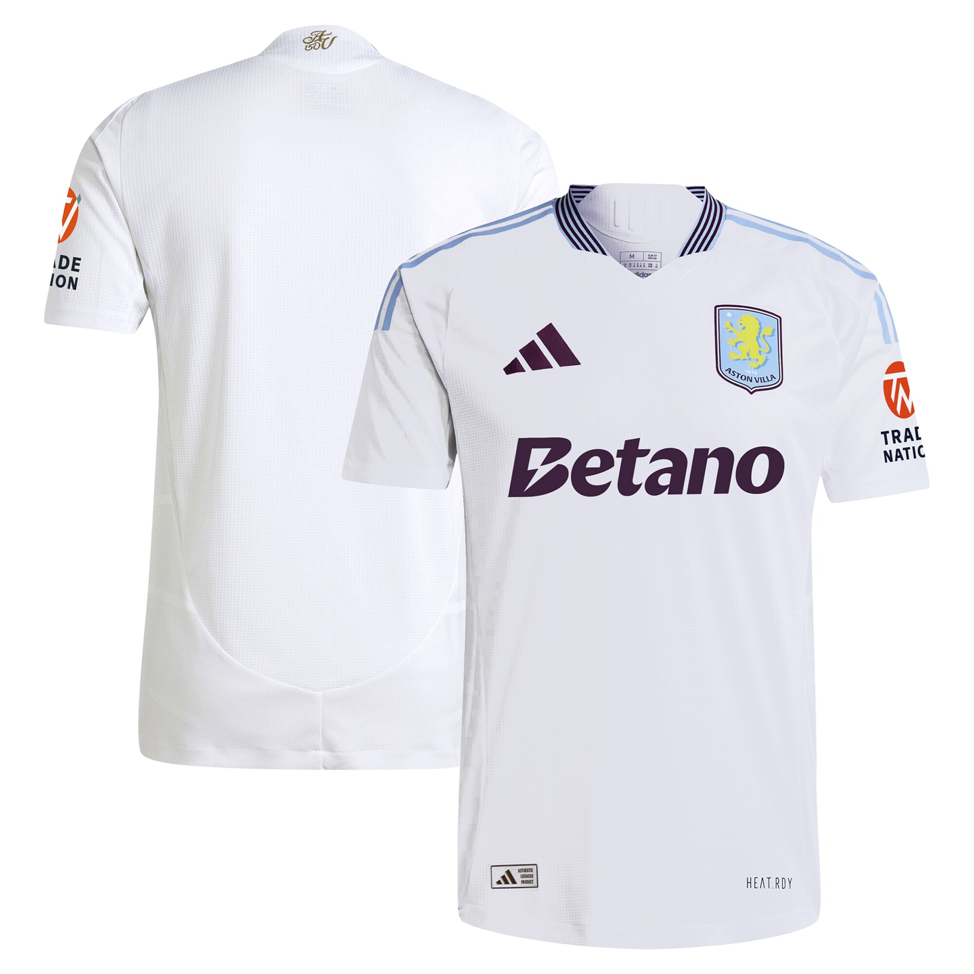 Explore the aston villa adidas away authentic shirt 2024-25 with custom printing Collection of Aston Villa jerseys. Authentic, high-quality football shirts for every supporter, available worldwide.