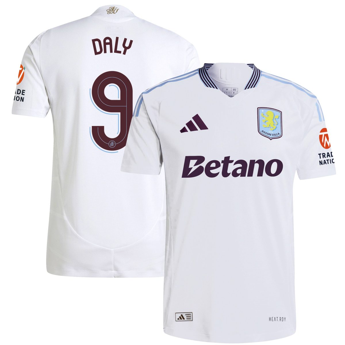 Explore the aston villa adidas away authentic shirt 2024-25 with daly 9 cup printing Collection of Aston Villa jerseys. Authentic, high-quality football shirts for every supporter, available worldwide.