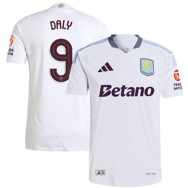 Explore the aston villa adidas away authentic shirt 2024-25 with daly 9 cup printing Collection of Aston Villa jerseys. Authentic, high-quality football shirts for every supporter, available worldwide.