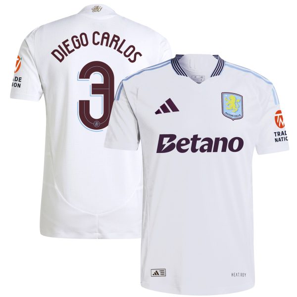 Explore the aston villa adidas away authentic shirt 2024-25 with diego carlos 3 cup printing Collection of Aston Villa jerseys. Authentic, high-quality football shirts for every supporter, available worldwide.