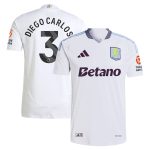 Explore the aston villa adidas away authentic shirt 2024-25 with diego carlos 3 printing Collection of Aston Villa jerseys. Authentic, high-quality football shirts for every supporter, available worldwide.