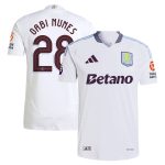 Explore the aston villa adidas away authentic shirt 2024-25 with gabi nunes 28 cup printing Collection of Aston Villa jerseys. Authentic, high-quality football shirts for every supporter, available worldwide.
