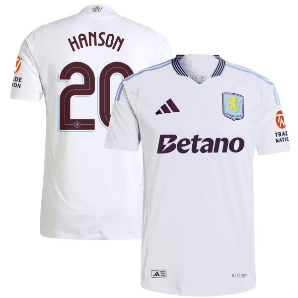 Explore the aston villa adidas away authentic shirt 2024-25 with hanson 20 cup printing Collection of Aston Villa jerseys. Authentic, high-quality football shirts for every supporter, available worldwide.