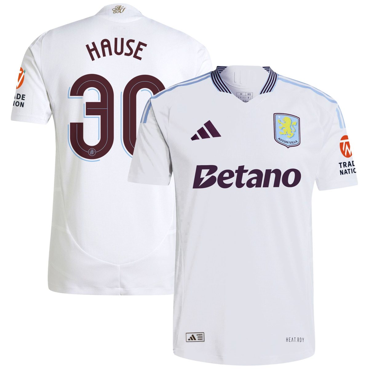 Explore the aston villa adidas away authentic shirt 2024-25 with hause 30 cup printing Collection of Aston Villa jerseys. Authentic, high-quality football shirts for every supporter, available worldwide.