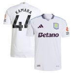 Explore the aston villa adidas away authentic shirt 2024-25 with kamara 44 printing Collection of Aston Villa jerseys. Authentic, high-quality football shirts for every supporter, available worldwide.