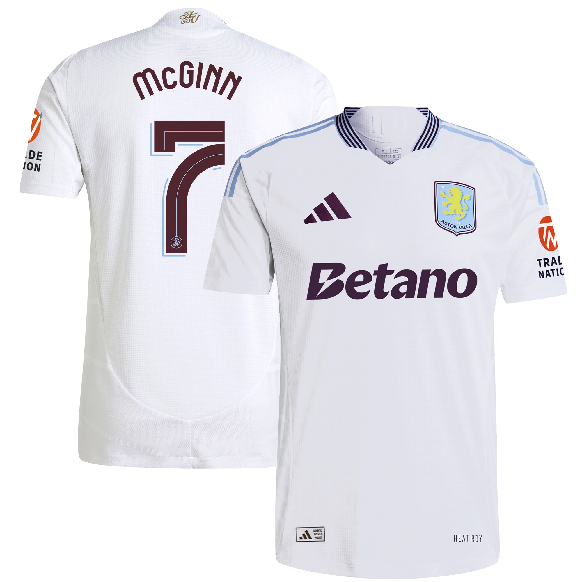 Explore the aston villa adidas away authentic shirt 2024-25 with mcginn 7 cup printing Collection of Aston Villa jerseys. Authentic, high-quality football shirts for every supporter, available worldwide.