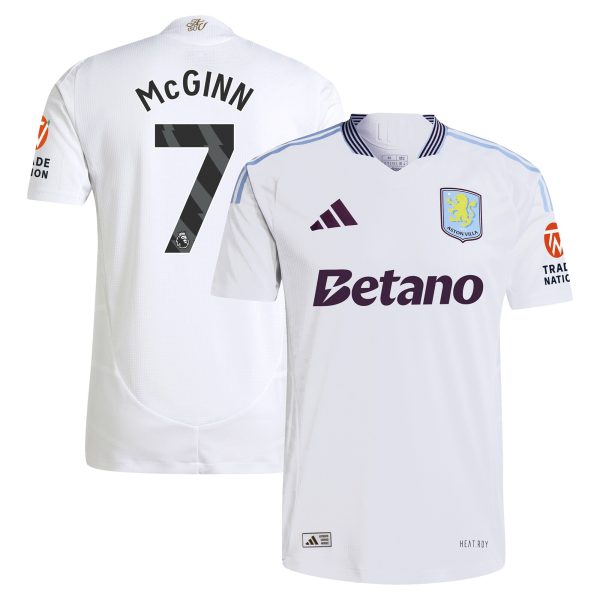Explore the aston villa adidas away authentic shirt 2024-25 with mcginn 7 printing Collection of Aston Villa jerseys. Authentic, high-quality football shirts for every supporter, available worldwide.