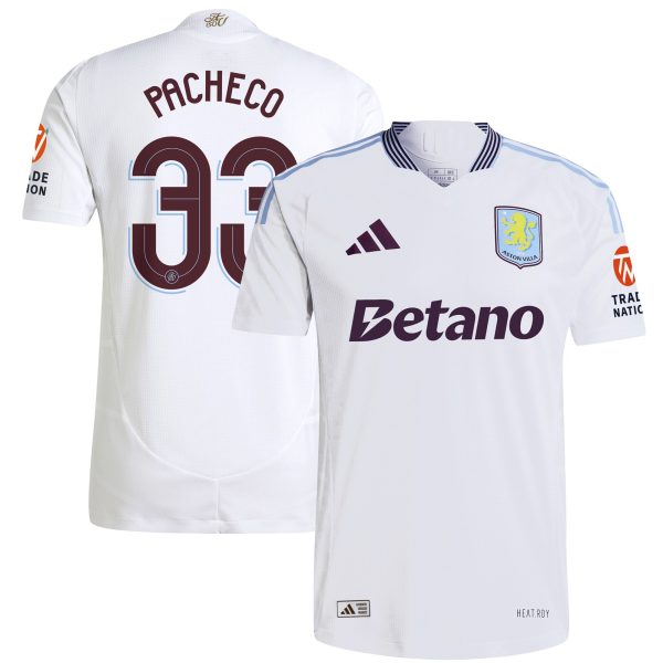 Explore the aston villa adidas away authentic shirt 2024-25 with pacheco 33 cup printing Collection of Aston Villa jerseys. Authentic, high-quality football shirts for every supporter, available worldwide.
