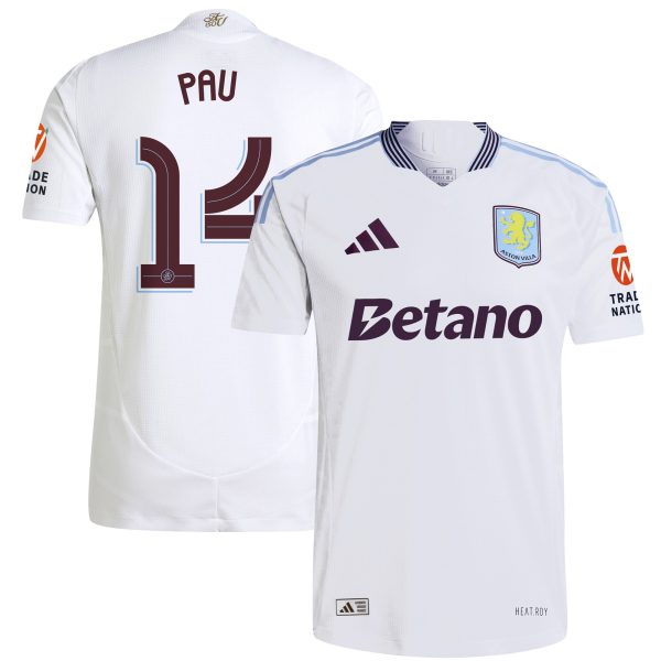 Explore the aston villa adidas away authentic shirt 2024-25 with pau 14 cup printing Collection of Aston Villa jerseys. Authentic, high-quality football shirts for every supporter, available worldwide.