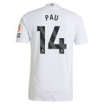 Explore the aston villa adidas away authentic shirt 2024-25 with pau 14 printing Collection of Aston Villa jerseys. Authentic, high-quality football shirts for every supporter, available worldwide.