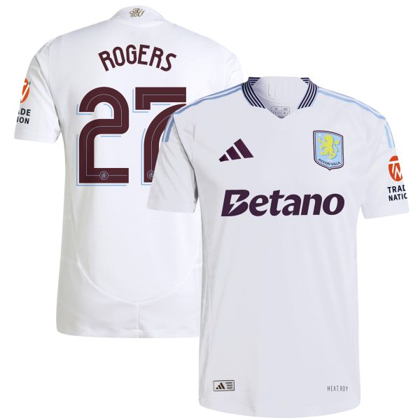 Explore the aston villa adidas away authentic shirt 2024-25 with rogers 27 cup printing Collection of Aston Villa jerseys. Authentic, high-quality football shirts for every supporter, available worldwide.
