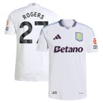 Explore the aston villa adidas away authentic shirt 2024-25 with rogers 27 printing Collection of Aston Villa jerseys. Authentic, high-quality football shirts for every supporter, available worldwide.