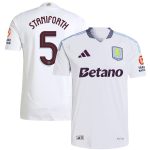 Explore the aston villa adidas away authentic shirt 2024-25 with staniforth 5 cup printing Collection of Aston Villa jerseys. Authentic, high-quality football shirts for every supporter, available worldwide.