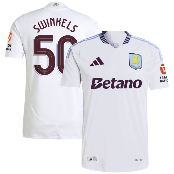 Explore the aston villa adidas away authentic shirt 2024-25 with swinkels 50 cup printing Collection of Aston Villa jerseys. Authentic, high-quality football shirts for every supporter, available worldwide.