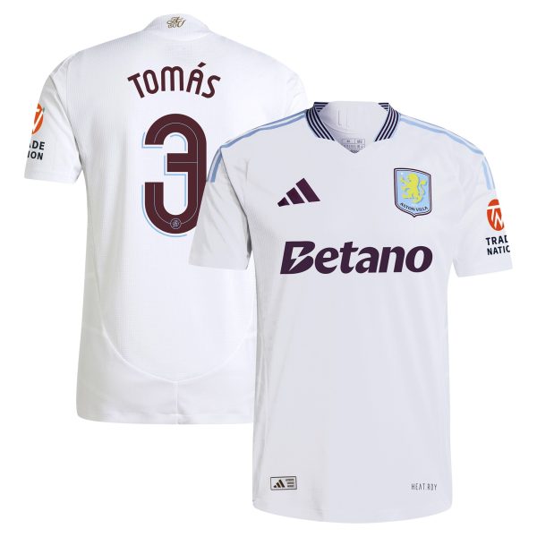 Explore the aston villa adidas away authentic shirt 2024-25 with tomás 3 cup printing Collection of Aston Villa jerseys. Authentic, high-quality football shirts for every supporter, available worldwide.