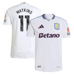 Explore the aston villa adidas away authentic shirt 2024-25 with watkins 11 printing Collection of Aston Villa jerseys. Authentic, high-quality football shirts for every supporter, available worldwide.
