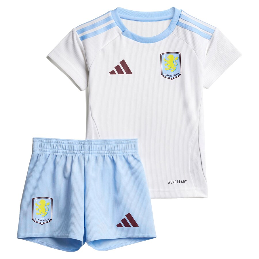 Explore the aston villa adidas away baby kit 2024-25 with a.garcía 16 printing Collection of Aston Villa jerseys. Authentic, high-quality football shirts for every supporter, available worldwide.