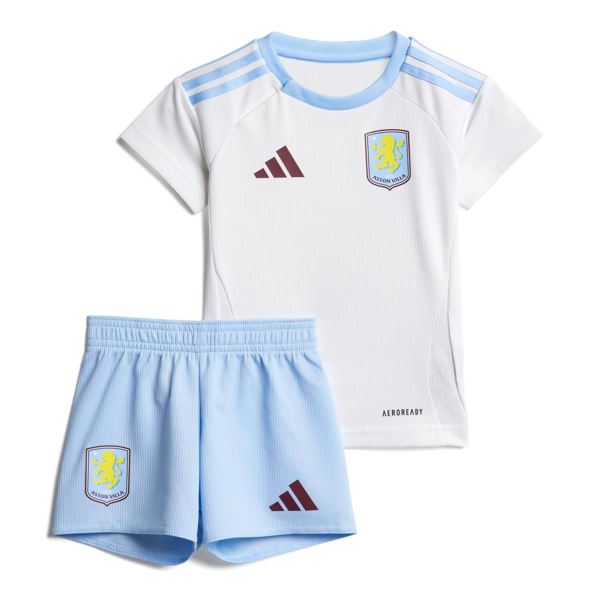 Explore the aston villa adidas away baby kit 2024-25 with custom printing Collection of Aston Villa jerseys. Authentic, high-quality football shirts for every supporter, available worldwide.