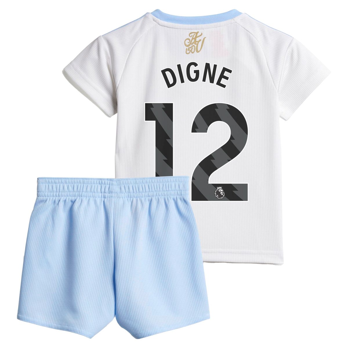 Explore the aston villa adidas away baby kit 2024-25 with digne 12 printing Collection of Aston Villa jerseys. Authentic, high-quality football shirts for every supporter, available worldwide.