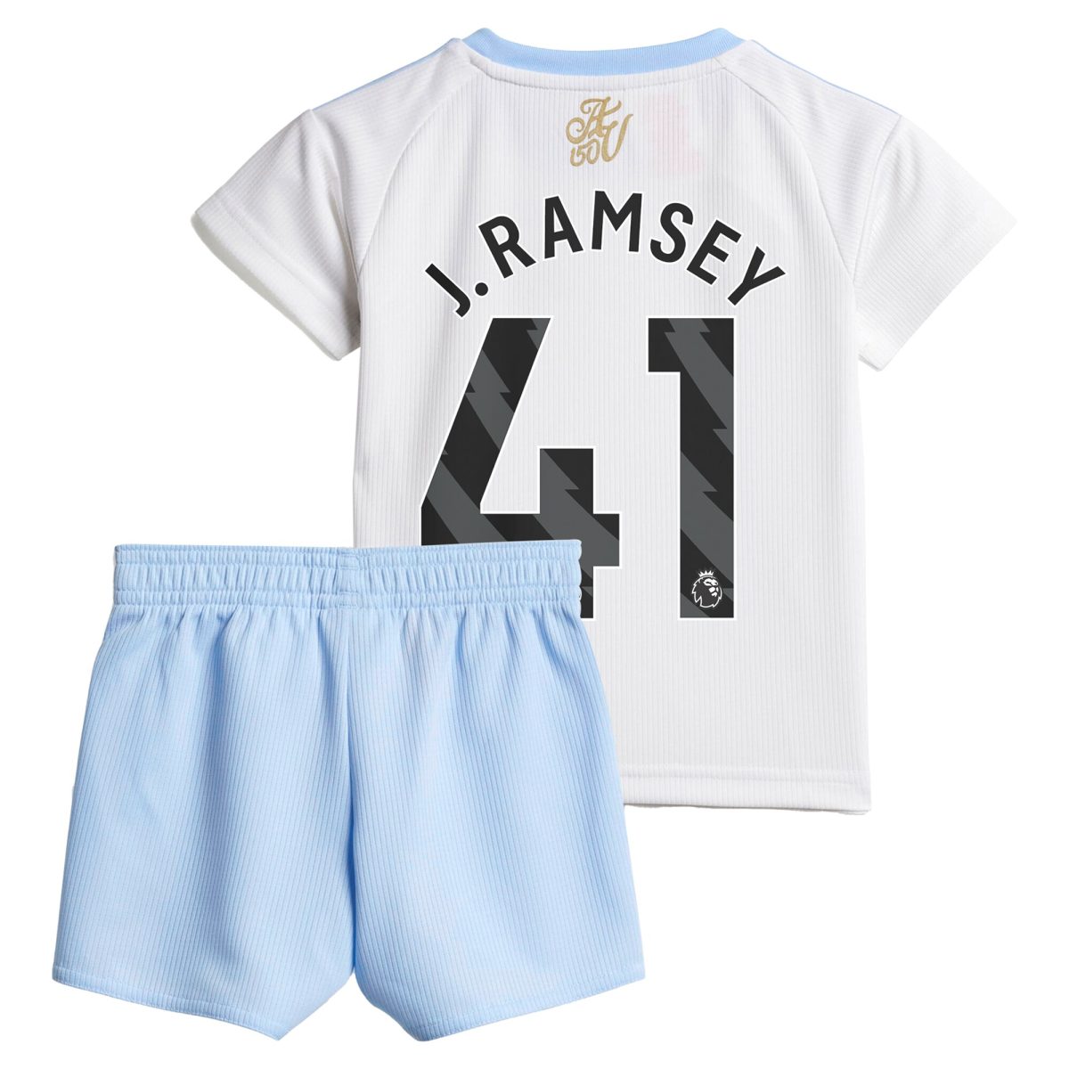 Explore the aston villa adidas away baby kit 2024-25 with j. ramsey 41 printing Collection of Aston Villa jerseys. Authentic, high-quality football shirts for every supporter, available worldwide.