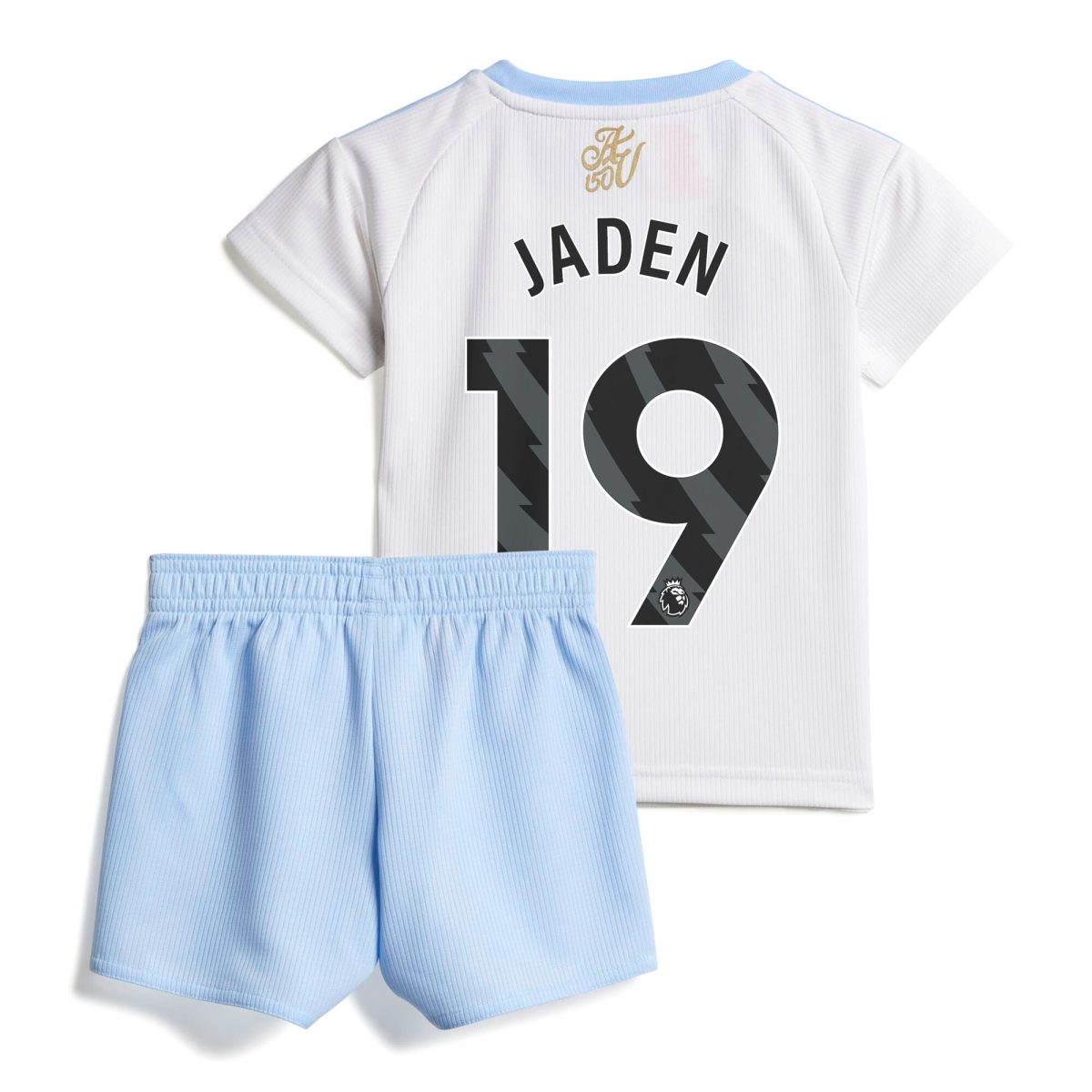 Explore the aston villa adidas away baby kit 2024-25 with jaden 19 printing Collection of Aston Villa jerseys. Authentic, high-quality football shirts for every supporter, available worldwide.