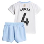 Explore the aston villa adidas away baby kit 2024-25 with konsa 4 printing Collection of Aston Villa jerseys. Authentic, high-quality football shirts for every supporter, available worldwide.