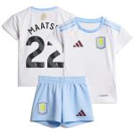 Explore the aston villa adidas away baby kit 2024-25 with maatsen 22 printing Collection of Aston Villa jerseys. Authentic, high-quality football shirts for every supporter, available worldwide.