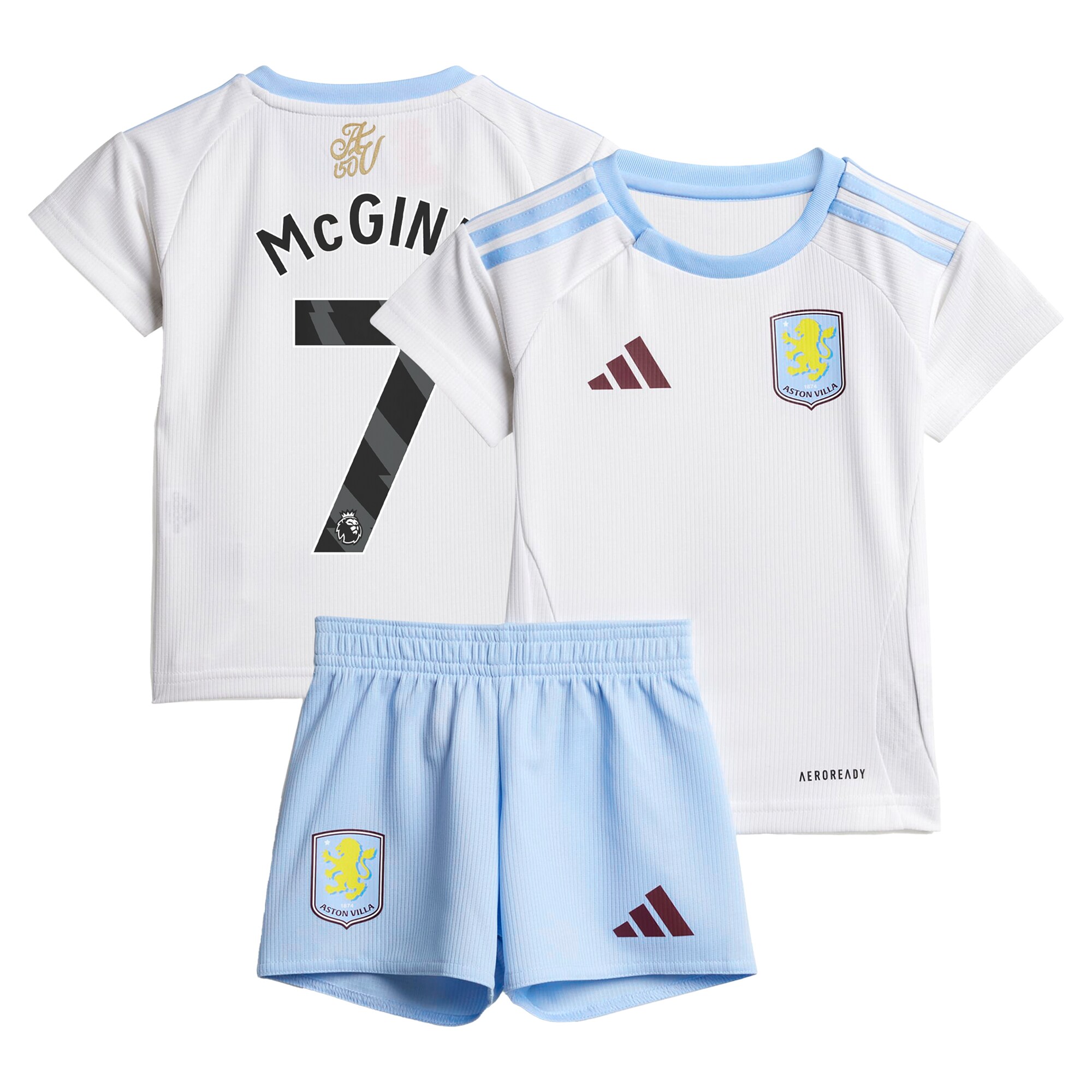 Explore the aston villa adidas away baby kit 2024-25 with mcginn 7 printing Collection of Aston Villa jerseys. Authentic, high-quality football shirts for every supporter, available worldwide.