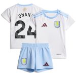 Explore the aston villa adidas away baby kit 2024-25 with onana 24 printing Collection of Aston Villa jerseys. Authentic, high-quality football shirts for every supporter, available worldwide.