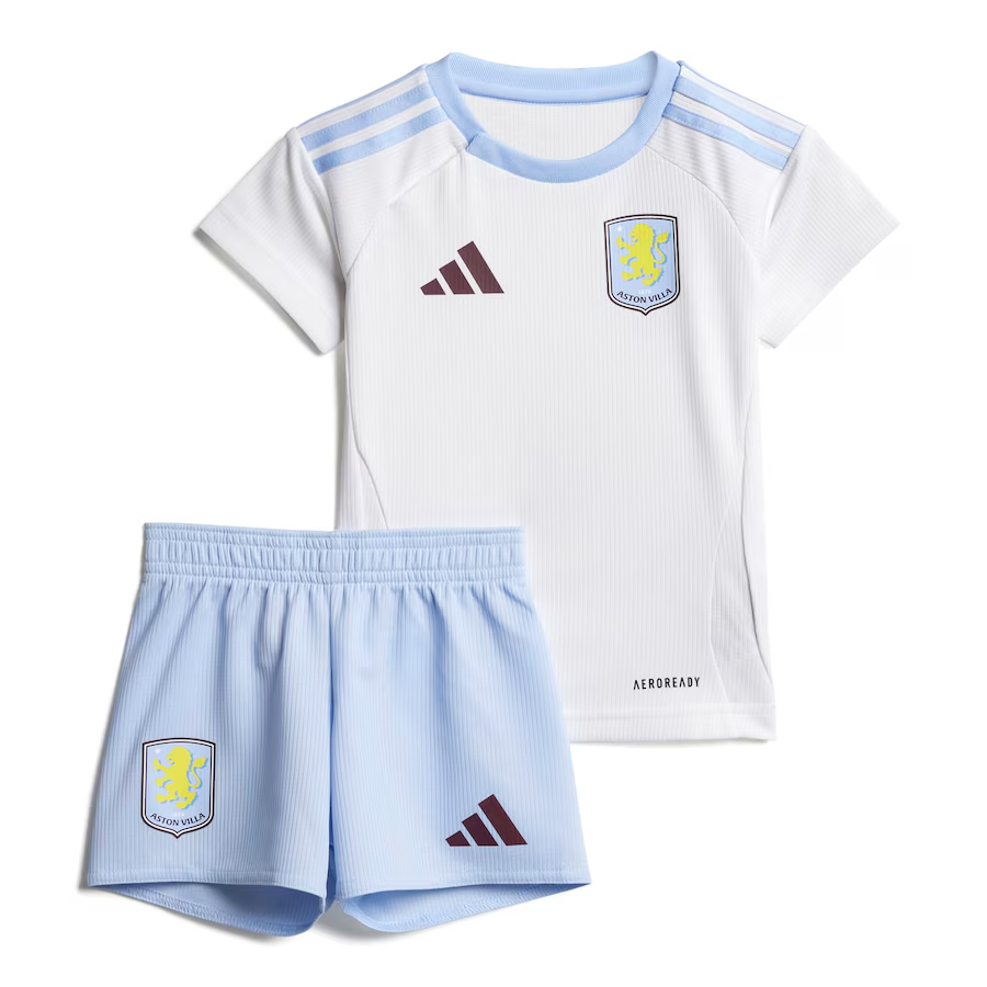 Explore the aston villa adidas away baby kit 2024-25 with rashford 9 printing Collection of Aston Villa jerseys. Authentic, high-quality football shirts for every supporter, available worldwide.