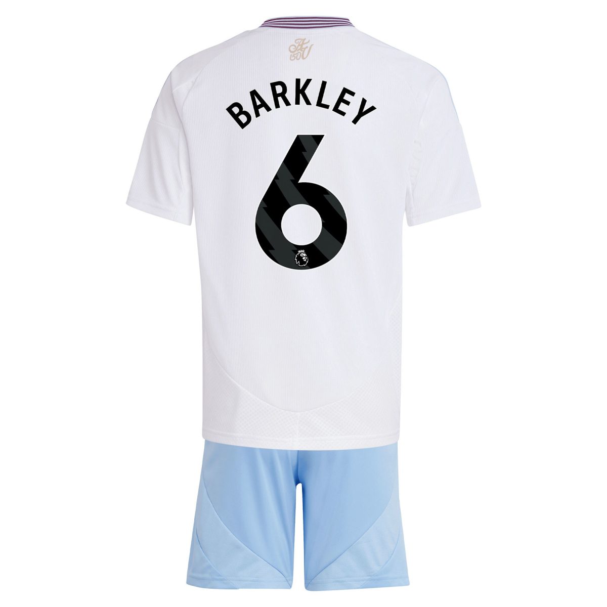 Explore the aston villa adidas away mini kit 2024-25 with barkley 6 printing Collection of Aston Villa jerseys. Authentic, high-quality football shirts for every supporter, available worldwide.
