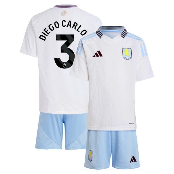 Explore the aston villa adidas away mini kit 2024-25 with diego carlos 3 printing Collection of Aston Villa jerseys. Authentic, high-quality football shirts for every supporter, available worldwide.