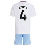 Explore the aston villa adidas away mini kit 2024-25 with konsa 4 printing Collection of Aston Villa jerseys. Authentic, high-quality football shirts for every supporter, available worldwide.