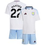 Explore the aston villa adidas away mini kit 2024-25 with maatsen 22 printing Collection of Aston Villa jerseys. Authentic, high-quality football shirts for every supporter, available worldwide.