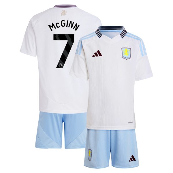Explore the aston villa adidas away mini kit 2024-25 with mcginn 7 printing Collection of Aston Villa jerseys. Authentic, high-quality football shirts for every supporter, available worldwide.