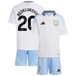 Explore the aston villa adidas away mini kit 2024-25 with nedeljković 20 printing Collection of Aston Villa jerseys. Authentic, high-quality football shirts for every supporter, available worldwide.