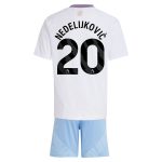 Explore the aston villa adidas away mini kit 2024-25 with nedeljković 20 printing Collection of Aston Villa jerseys. Authentic, high-quality football shirts for every supporter, available worldwide.