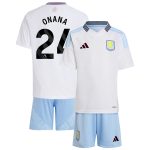 Explore the aston villa adidas away mini kit 2024-25 with onana 24 printing Collection of Aston Villa jerseys. Authentic, high-quality football shirts for every supporter, available worldwide.