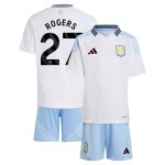 Explore the aston villa adidas away mini kit 2024-25 with rogers 27 printing Collection of Aston Villa jerseys. Authentic, high-quality football shirts for every supporter, available worldwide.