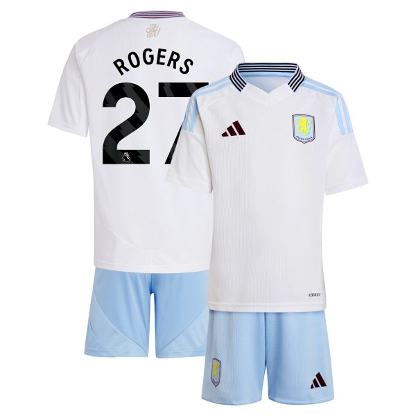 Explore the aston villa adidas away mini kit 2024-25 with rogers 27 printing Collection of Aston Villa jerseys. Authentic, high-quality football shirts for every supporter, available worldwide.
