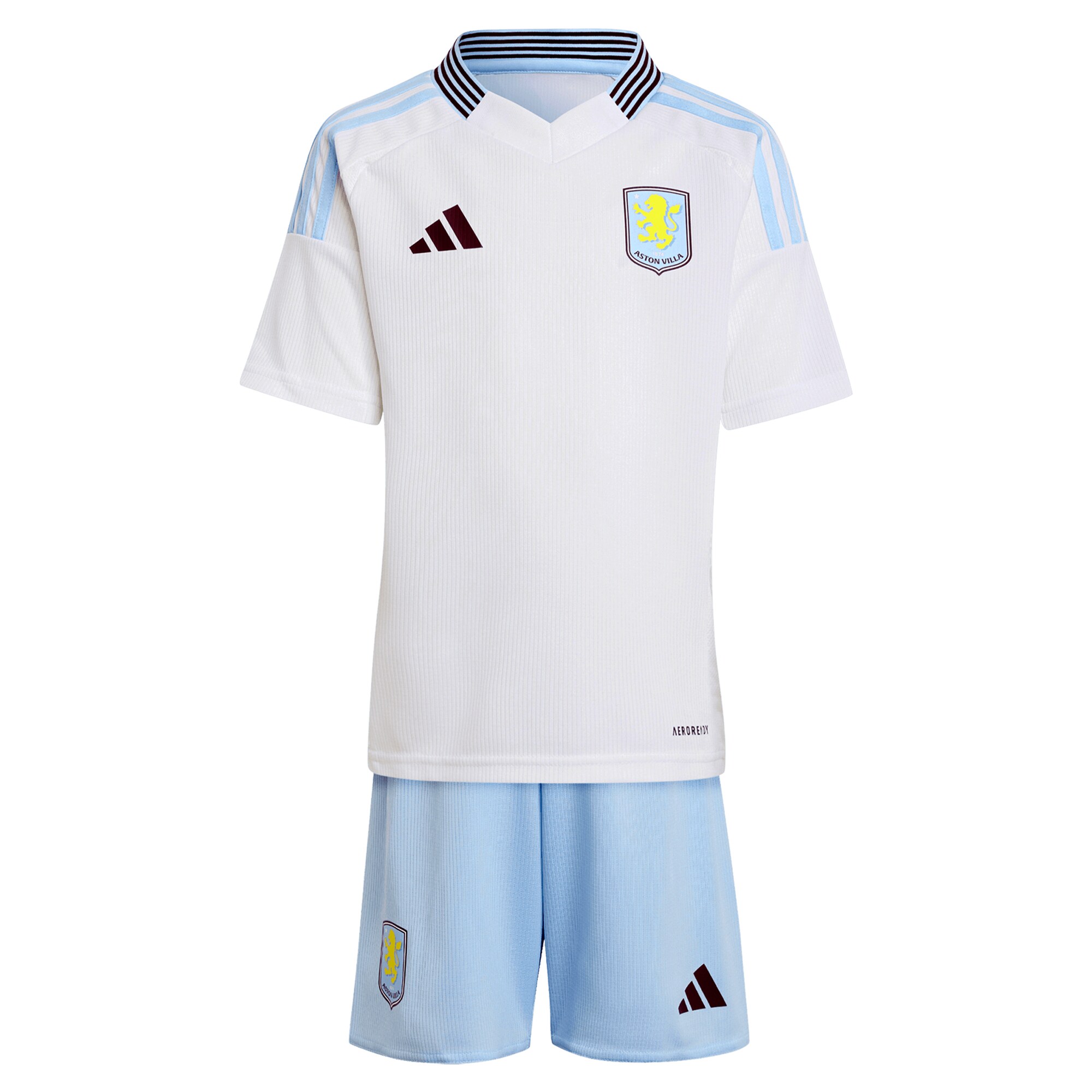Explore the aston villa adidas away mini kit 2024-25 with watkins 11 printing Collection of Aston Villa jerseys. Authentic, high-quality football shirts for every supporter, available worldwide.