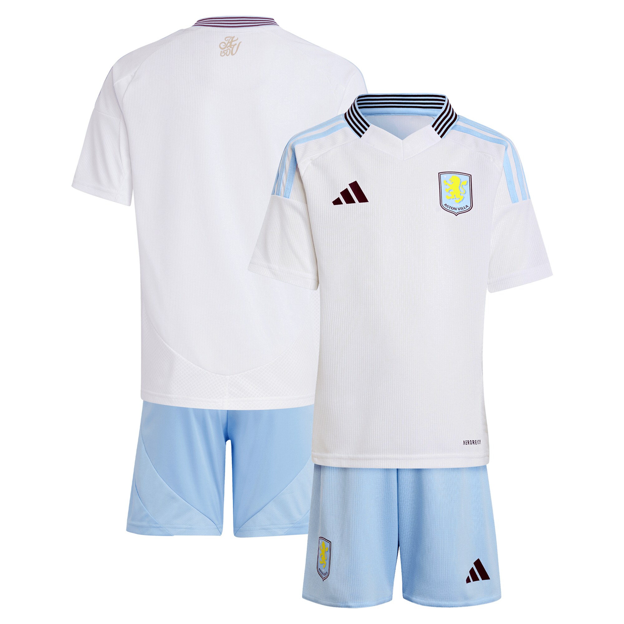 Explore the aston villa adidas away mini kit 2024-25 Collection of Aston Villa jerseys. Authentic, high-quality football shirts for every supporter, available worldwide.