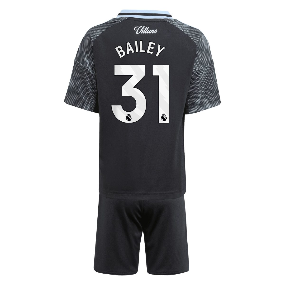 Explore the aston villa adidas away mini kit 2025-26 with bailey 31 printing Collection of Aston Villa jerseys. Authentic, high-quality football shirts for every supporter, available worldwide.