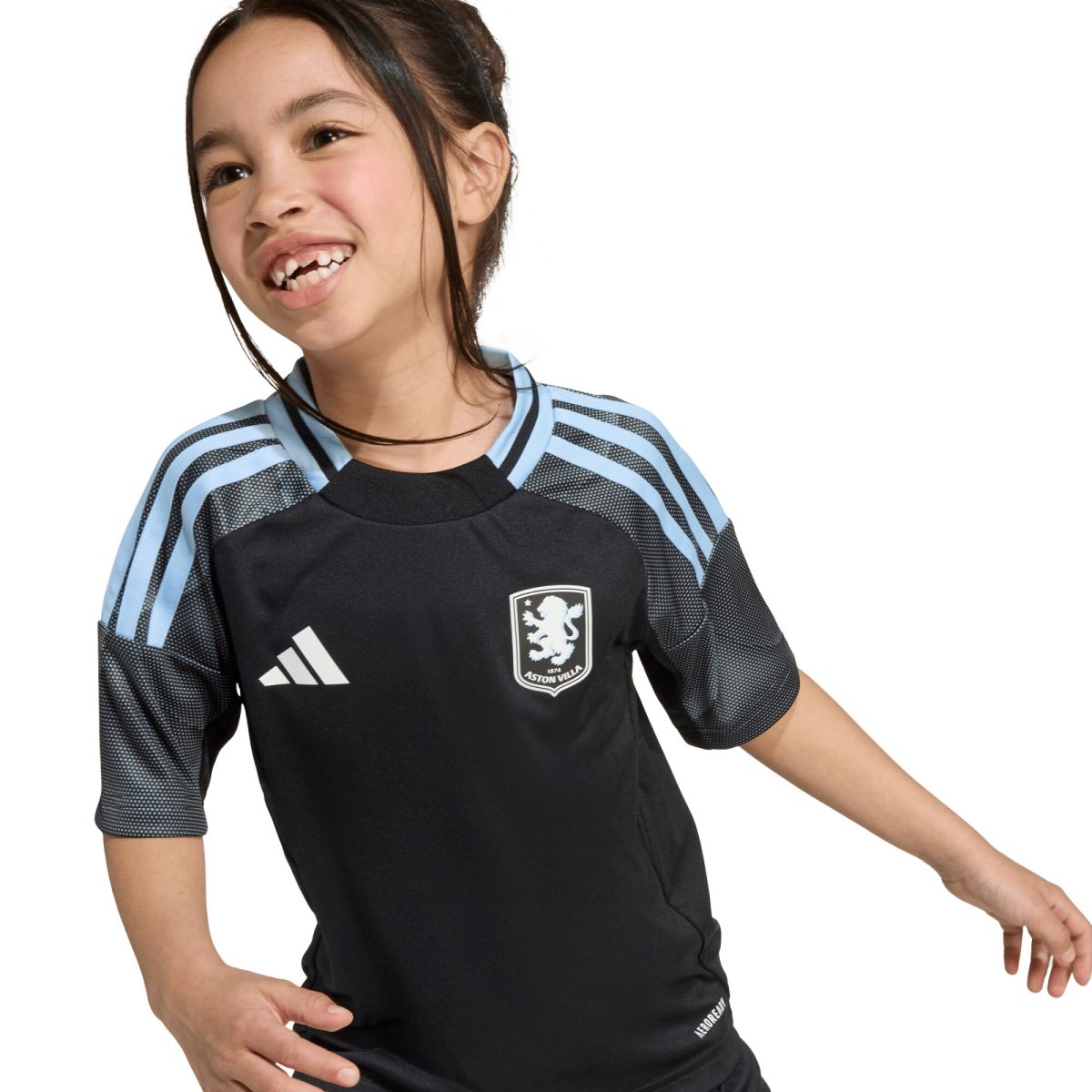Explore the aston villa adidas away mini kit 2025-26 with custom printing Collection of Aston Villa jerseys. Authentic, high-quality football shirts for every supporter, available worldwide.